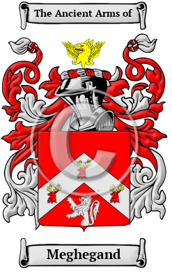 Meghegand Family Crest/Coat of Arms