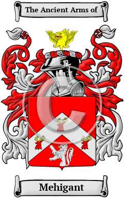 Mehigant Family Crest/Coat of Arms