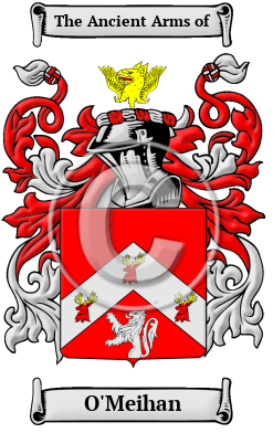 O'Meihan Family Crest/Coat of Arms