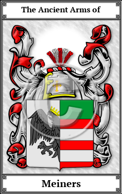 Meiners Family Crest Download (JPG)  Book Plated - 150 DPI