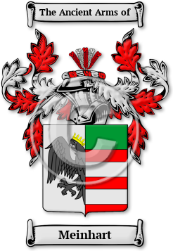 Meinhart Family Crest Download (jpg) Legacy Series - 150 DPI