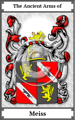 Meiss Family Crest Download (JPG)  Book Plated - 150 DPI