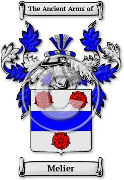 Melier Family Crest Download (jpg) Legacy Series - 150 DPI