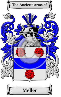 Meller Family Crest/Coat of Arms