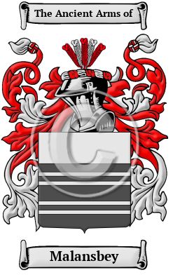 Malansbey Family Crest/Coat of Arms