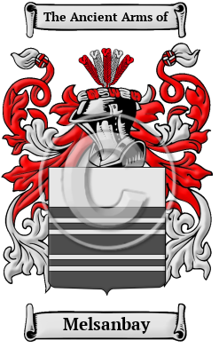 Melsanbay Family Crest/Coat of Arms