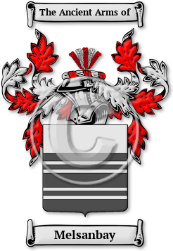 Melsanbay Family Crest Download (jpg) Legacy Series - 150 DPI