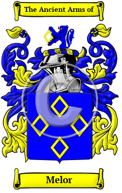Melor Family Crest/Coat of Arms