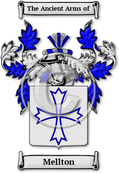 Mellton Family Crest Download (jpg) Legacy Series - 150 DPI