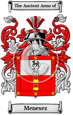 Menesez Family Crest/Coat of Arms