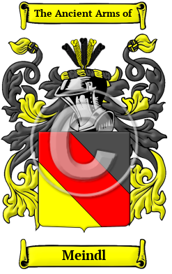 Meindl Family Crest/Coat of Arms