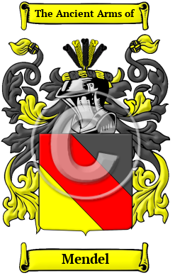 Mendel Family Crest Download (JPG) Heritage Series - 600 DPI