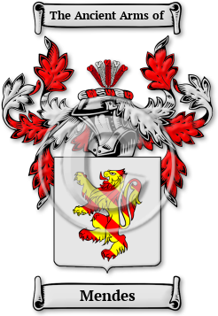 Mendes Family Crest Download (jpg) Legacy Series - 150 DPI