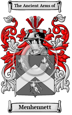 Menhennett Family Crest/Coat of Arms