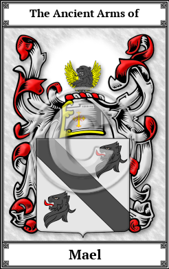 Mael Family Crest Download (JPG)  Book Plated - 150 DPI