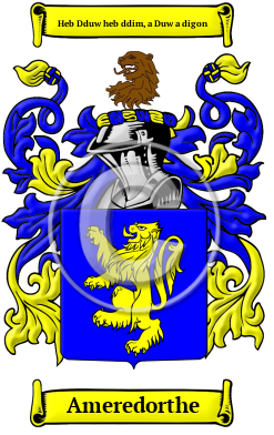 Ameredorthe Family Crest/Coat of Arms