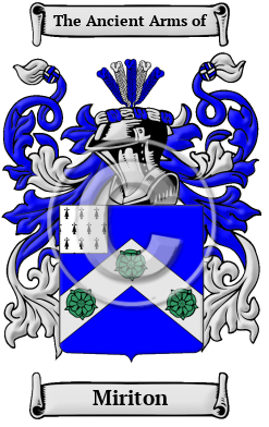 Miriton Family Crest/Coat of Arms