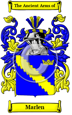 Marlen Family Crest/Coat of Arms