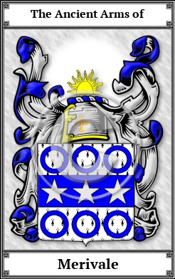 Merivale Family Crest Download (JPG)  Book Plated - 150 DPI