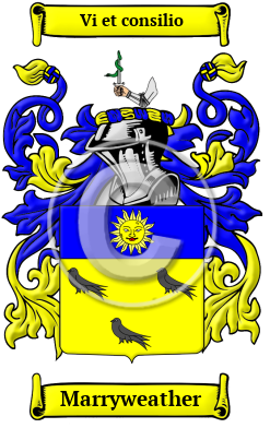 Marryweather Family Crest/Coat of Arms