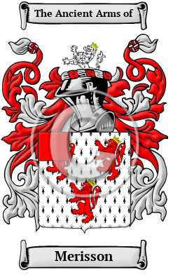 Merisson Family Crest/Coat of Arms