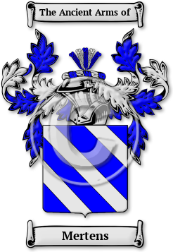 Mertens Family Crest Download (jpg) Legacy Series - 150 DPI