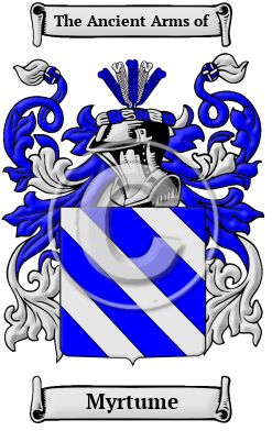 Myrtume Family Crest/Coat of Arms