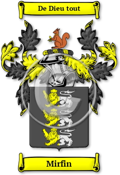 Mirfin Family Crest Download (JPG) Legacy Series - 600 DPI