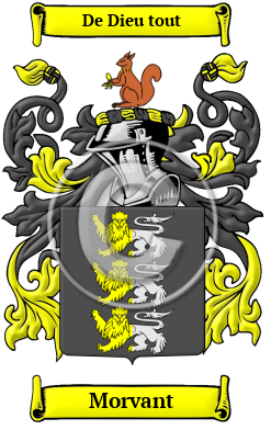 Morvant Family Crest/Coat of Arms