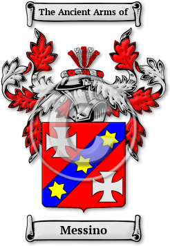 Messino Family Crest Download (jpg) Legacy Series - 150 DPI