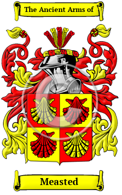 Measted Family Crest/Coat of Arms
