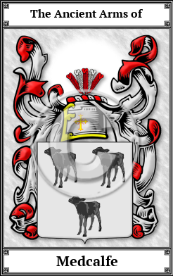 Medcalfe Family Crest Download (JPG)  Book Plated - 150 DPI