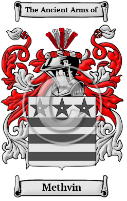 Methvin Family Crest/Coat of Arms