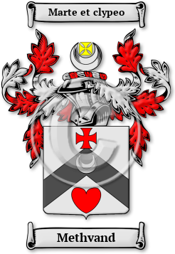 Methvand Family Crest Download (JPG) Legacy Series - 600 DPI