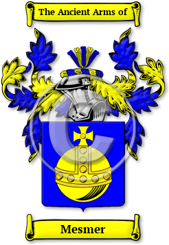 Mesmer Family Crest Download (jpg) Legacy Series - 150 DPI