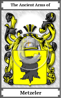 Metzeler Family Crest Download (JPG)  Book Plated - 150 DPI