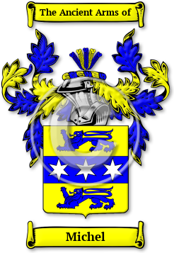 Michel Family Crest Download (jpg) Legacy Series - 150 DPI