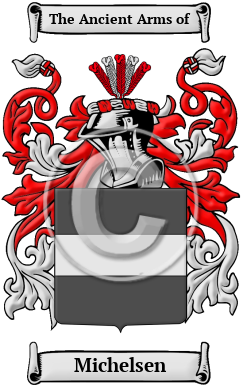 Michelsen Family Crest Download (JPG) Heritage Series - 600 DPI