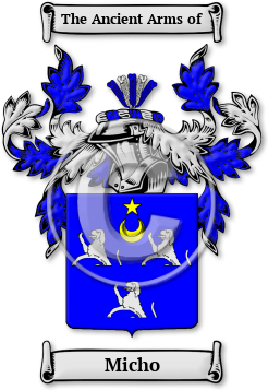 Micho Family Crest Download (jpg) Legacy Series - 150 DPI