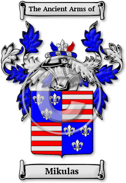 Mikulas Family Crest Download (jpg) Legacy Series - 150 DPI