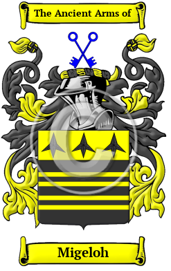 Migeloh Family Crest/Coat of Arms