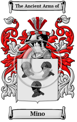 Mino Family Crest/Coat of Arms