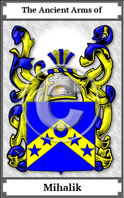 Mihalik Family Crest Download (JPG) Book Plated - 600 DPI
