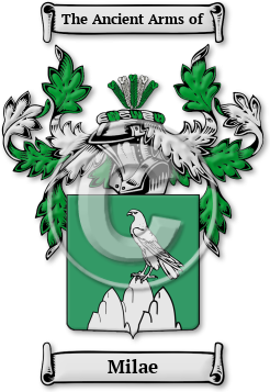 Milae Family Crest Download (jpg) Legacy Series - 150 DPI