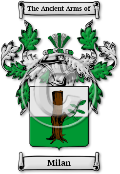 Milan Family Crest Download (jpg) Legacy Series - 150 DPI