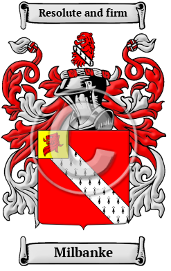 Milbanke Family Crest/Coat of Arms