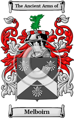 Melboirn Family Crest/Coat of Arms