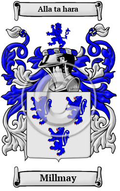 Millmay Family Crest/Coat of Arms