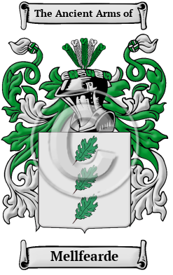 Mellfearde Family Crest/Coat of Arms