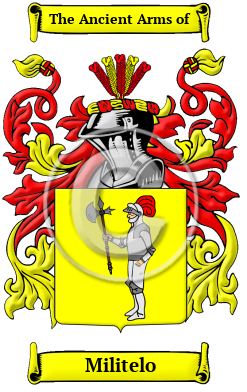 Militelo Family Crest/Coat of Arms